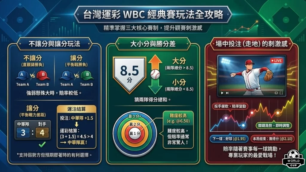 台灣運彩WBC玩法