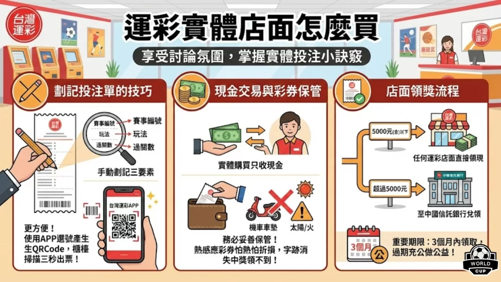 運彩實體店面怎麼買